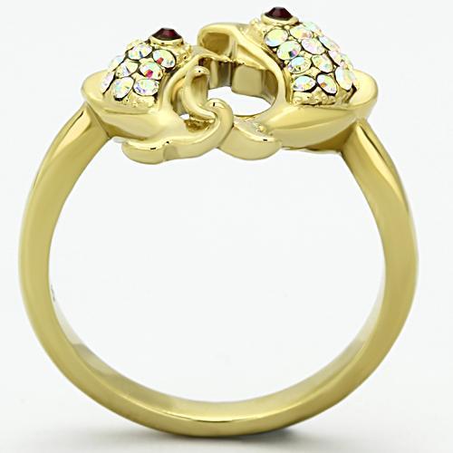 TK1023 IP Gold(Ion Plating) Stainless Steel Ring