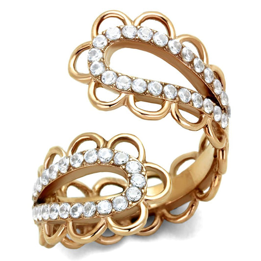 TK1633 IP Rose Gold(Ion Plating) Stainless Steel