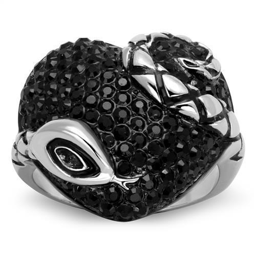 TK1788 Two-Tone IP Black (Ion Plating) Stainless