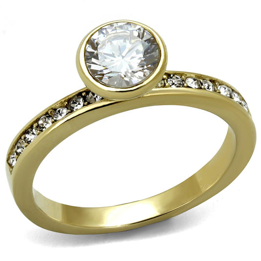 TK2254 IP Gold(Ion Plating) Stainless Steel Ring