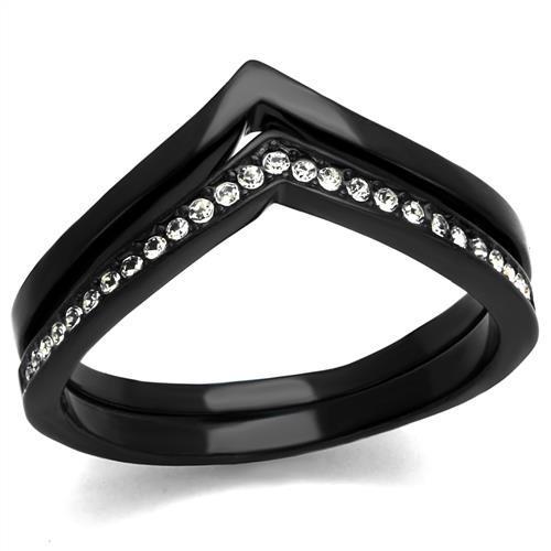 TK2302 IP Black(Ion Plating) Stainless Steel Ring