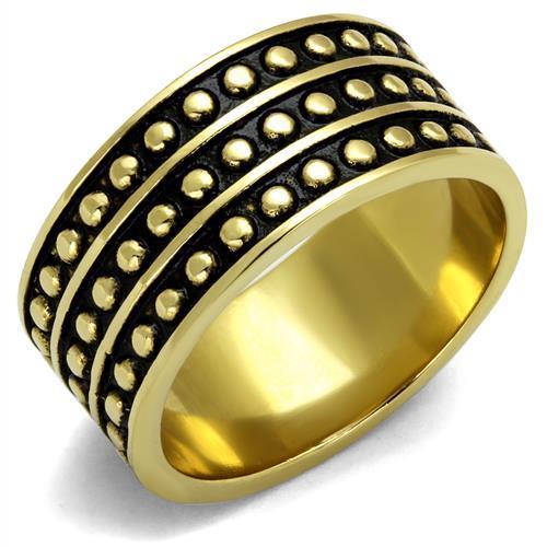 TK2312 IP Gold(Ion Plating) Stainless Steel Ring