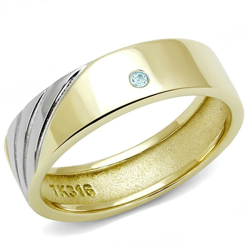 TK3267 Two-Tone IP Gold (Ion Plating) Stainless