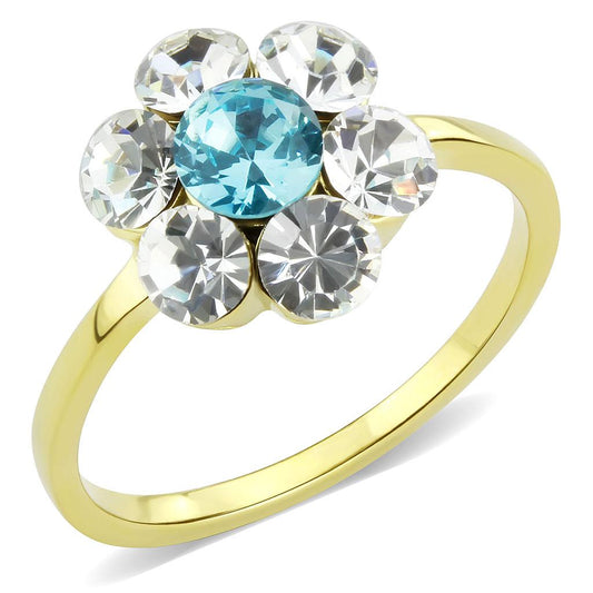 TK3642 IP Gold(Ion Plating) Stainless Steel Ring