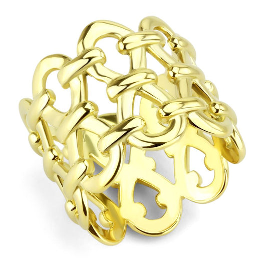 TK3716 IP Gold(Ion Plating) Stainless Steel Ring
