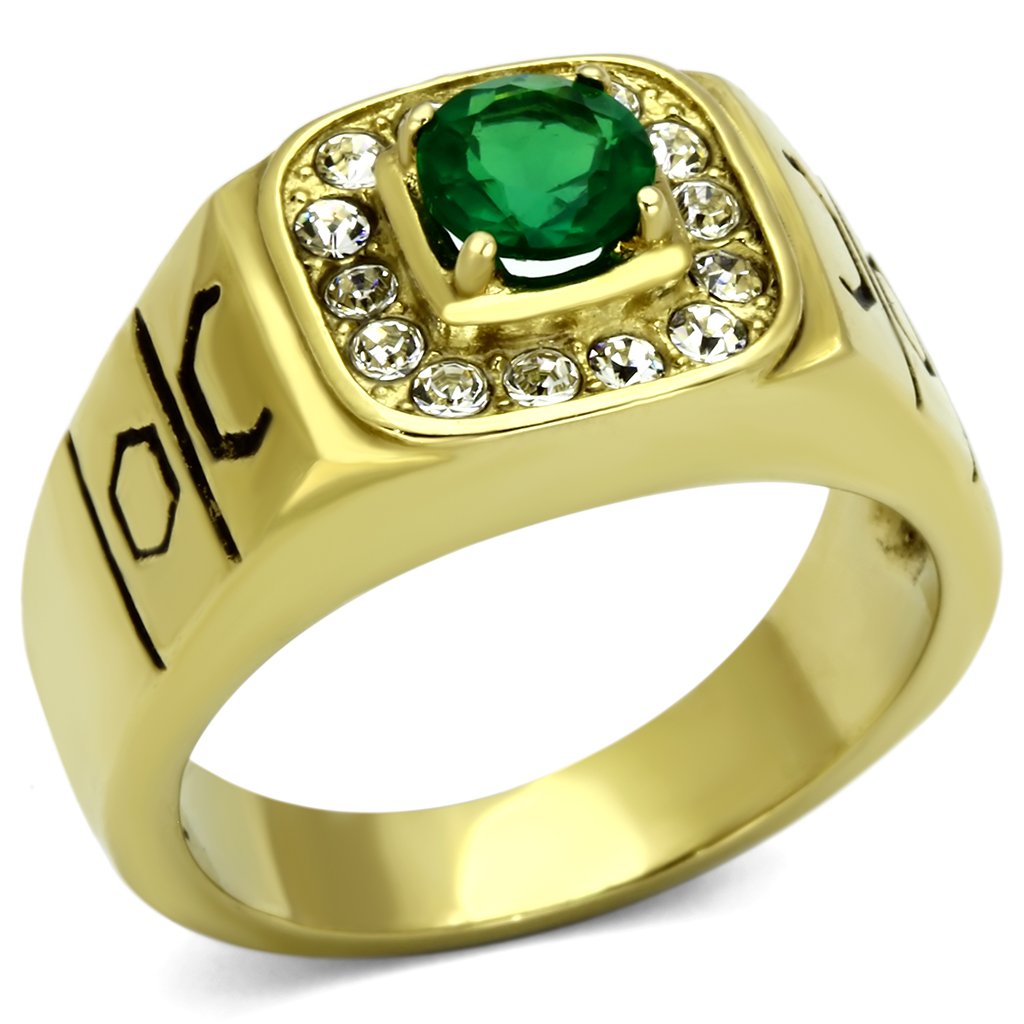 TK764 IP Gold(Ion Plating) Stainless Steel Ring